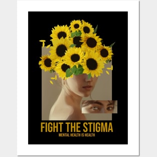 End the stigma of mental illness Posters and Art